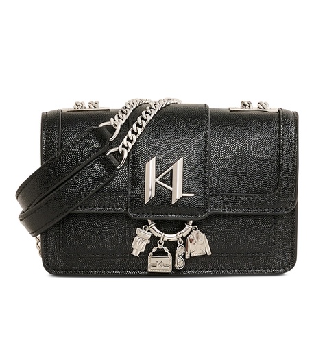 [KLBBK00403 Karl black convertible with charms] Karl Lagerfeld