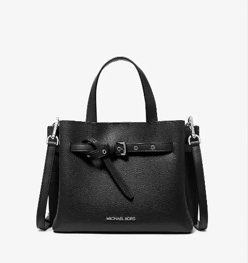 [MKBBK00411 Black Emilia Small satchel] Michael Kors