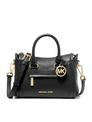 [MKBBK00423 Black Carine extra small signature logo ] Michael Kors