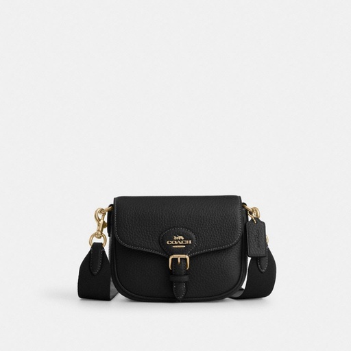 [COBBK00467 Amelia small black, gold accessories] Coach