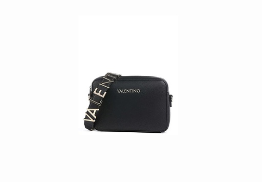 [VNBBK00505 Valentino black camera gold letters on strap] Valentino