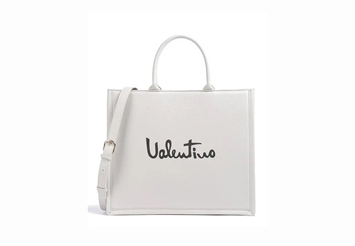 [VNBWH00519 Valentino shore large tote white] Valentino