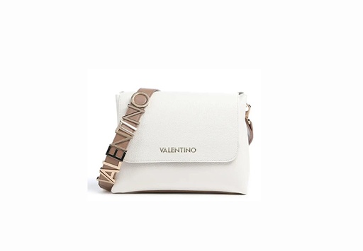 [VNBWH00534 Valenino Alexia flip gold letters on strap, white] Valentino