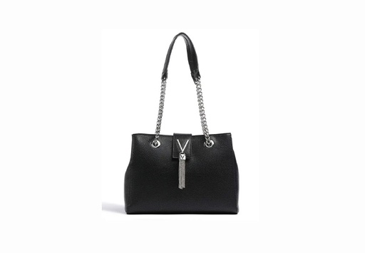 [VNBBK00535 Valentino large shoulder with tassel black] Valentino