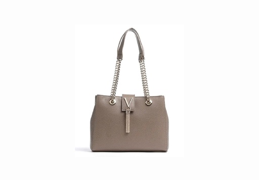 [VNBBG00536 Valentino large shoulder with tassel taupe] Valentino