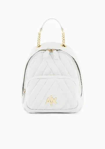 [AEBWH00546 White small backpack] Armani Exchange