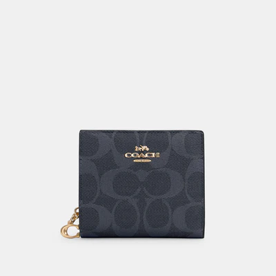 [COWNY00569 Navy signature wallet] Wallets