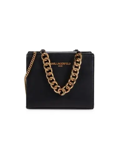 [KLBBK00583 Karl mini maybelle cross with chain] Karl Lagerfeld