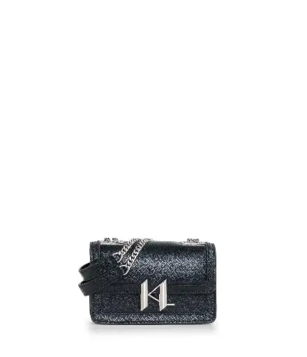 [KLBBK00590 Corinne black small bag kl lock] Karl Lagerfeld