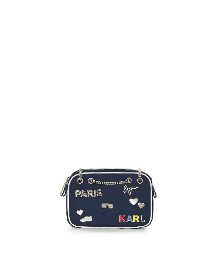 [KLBBK00597 Meurice cross bag NAVY] Karl Lagerfeld